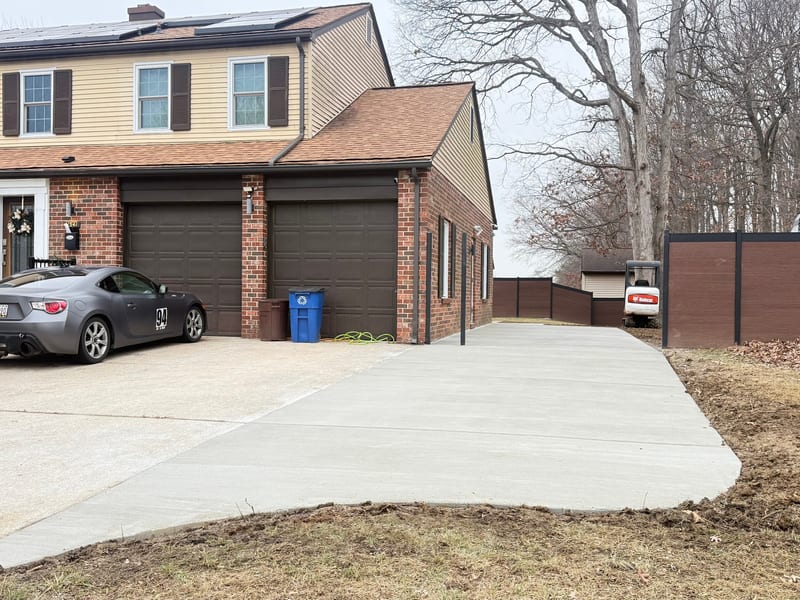 Concrete Driveways & Sidewalks